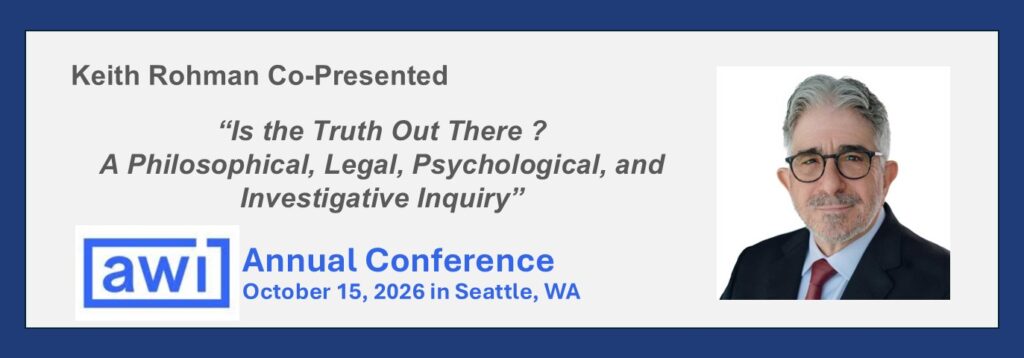 AWI Conference Header - Keith Rohman